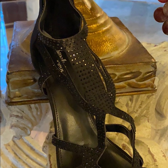 ♠️”STRAPPY DIAMOND STUD HIGH HEELS”♠️ - Picture 7 of 8